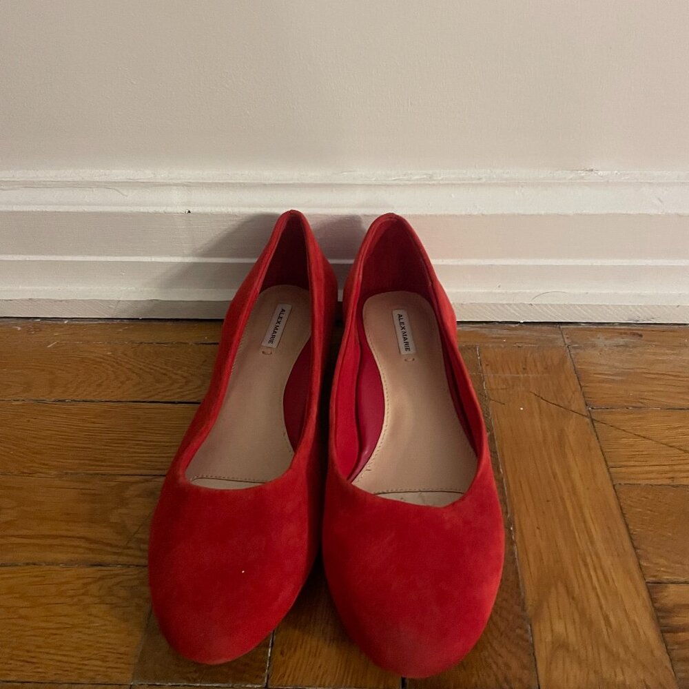 Alex Marie Red Ballet Flats